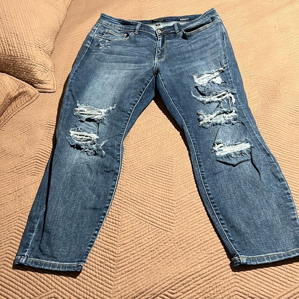 18w Judy blue boyfriend fit jeans